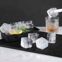 15 Square Ice Compartment Large Ice Cube Mold Silicone Easy Release Home Made Ice Diy Summer Drink Tools