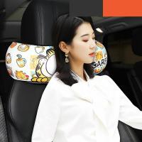 Car Seat Pillow Cartoon Headrests Cushion Car Seat Neck Pillow Kawaii Auto Pillows Multi-function Car Pillow Car Accessories Seat Cushions