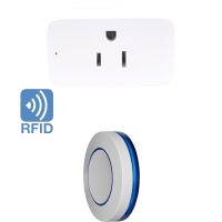 RF433MHz Remote Control Wireless Switch Socket U.S Standard 15A 110V AC Easy to Install and Versatile