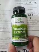 Viên uống phòng chống ung thư Swanson Fucoidan Extract 500mg 60 viên
