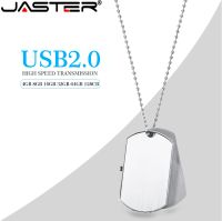 【CW】 JASTER USB drive necklace Custom Engraved Rectangle Memory stick 64GB 32GB