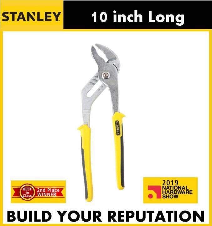 Stanley Groove Joint Plier 84024 10 inch Long Monkey Wrench Plumbing Wrench Adjustable Plier