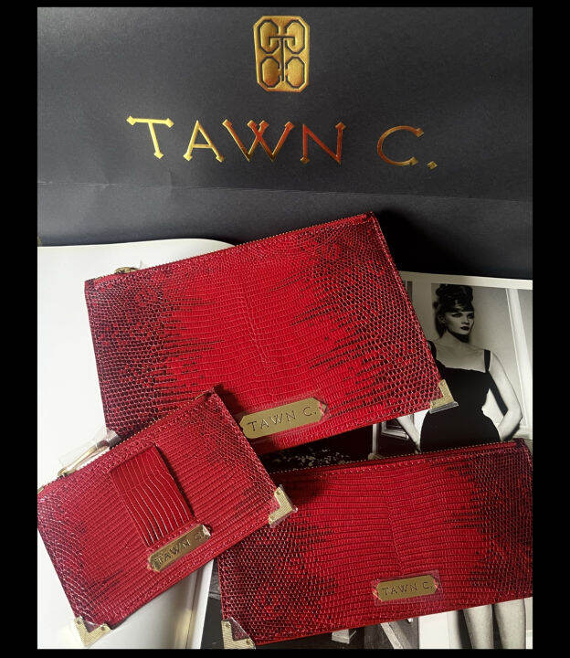 tawn-c-exotic-skin-accessory-amp-stationary-collection-lizard-skin-large-envelop-pouch-in-chilli-red