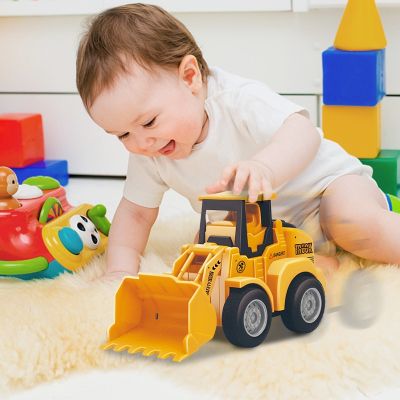 ◙❖ஐ jiozpdn055186 Brinquedos para crianças veículos de construção um conjunto completo escavadoras prostitutas pás imprensa volta inércia praia bulldozing diecast brinquedos