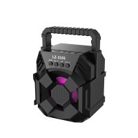 Large Size Bluetooth-compatible Speaker Wireless Sound System Bass Stereo with LED Light Support TF Card FM Radio