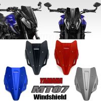 Motorcycle Windshield Windscreen Aluminum Kit Deflector For YAMAHA MT-07 2021 2022 MT 07 MT07 FZ07 FZ-07 FZ 07 2021 2022