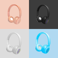 หูฟังบลูทูธเฮดโฟน หูฟังครอบหูแบบไร้สาย หูฟังBluetooth เบสแน่น พับเก็บได้ น้ำหนักเบา รองรับ Aux 3.5mm / TF Card