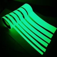 【YF】 YX Luminous Fluorescent Night Self-adhesive Glow In The Dark Sticker Tape Safety Security Home Decoration Warning Adhesive