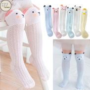 3 Đôi Tất Trẻ Em Hoạt Hình Cho Trẻ Em Cotton Nguyên Chất Tất Dài Bé Gái