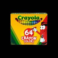 สีเทียน 64 สี crayolaแท้ *กล่องไม่สวย