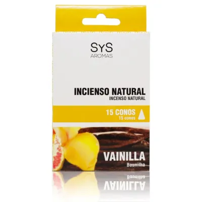 Lab SYS 15 cone vanilla incense natural incense aromatherapy vanilla aroma yoga and meditation 15 cones home fragrance incense burner