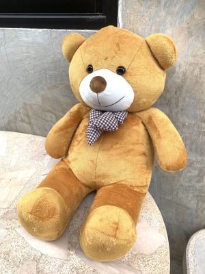 RadaToys 🐻ตุ๊กตาหมีตัวใหญ่ ตุ๊กตาหมีจัมโบ้ สีน้ำตาล, สีขาว, สีช็อคโกแลต   ขนาด 80 ซม. น่ารักมาก ตุ๊กตาของขวัญ ปัจฉิม💥จำกัด 3 ตัวต่อออเดออร์