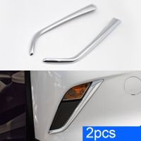 สำหรับ CX3 Mazda CX-3 2019 2020 ABS ไฟหน้าตัดหมอกไฟตัดหมอกโครเมี่ยมที่คลุมเปลือกตาอุปกรณ์ตกแต่งคิ้วติดกันชนคิ้ว (รถยนต์ CHRIME Trim Yangwmnlizhangxiaoyao)