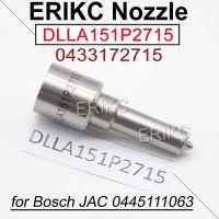 หัวฉีดคอมมอนเรล Dlla 151 P 2715 0433172715ฉีดดีเซล Dlla151p2715สำหรับ Bosch Jac 0445111063