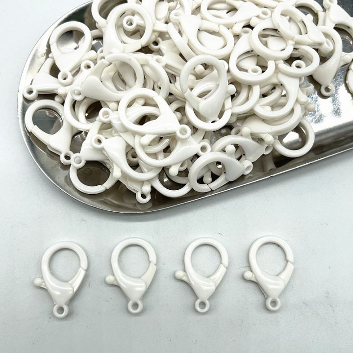 cw-10pcs-lot-25x15mm-colors-plastic-clasps-hooks-chain-rings-keychain-jewelry-making-accessories