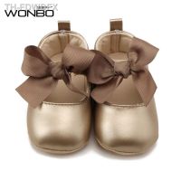 【hot】❉  WONBO 0-18M Toddler Baby Soft Shoes Bow Bandage Infant Prewalker New Born