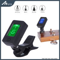 【CW】 Professional Clip-On 360 Degree Acoustic Guitar Tuner LCD Screen Electric Digital Tuner For Acoustic Guitar Ukulele Accessories