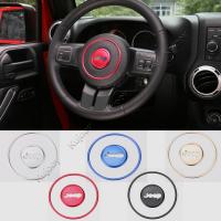 Red/Black/Blue/Silver/Gold Steering Wheel Decoration Ring Trim For Jeep Grand Cherokee 11-13 &amp; Wrangler/Compass/Patriot 11-16