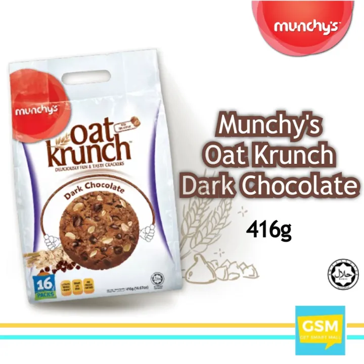 Munchy's Oat Krunch Dark Chocolate Cracker (390g) | Lazada