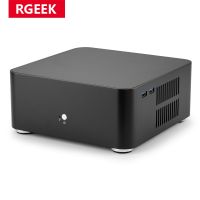 RGEEK L80อะลูมิเนียมล้วนแชสซีเคสคอมพิวเตอร์เดสก์ท็อปขนาดเล็ก Pc HTPC Mini Itx พร้อมแหล่งจ่ายไฟ