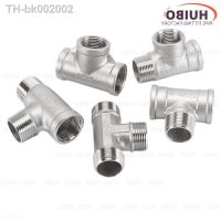 ◊ Male Female Threaded 3 Way Tee T Pipe Fitting 1/4 1/2 3/8 3/4 1 BSP Thread Unite 304 Stainless Steel adapter jointer Connector