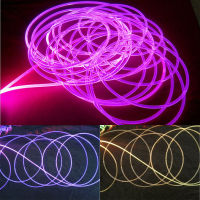 2.00mm Car Home DIY LED Lighting PMMA Side Glow Fiber Optic Cable Flight engine driver curtain star ceiling decor 100Mroll