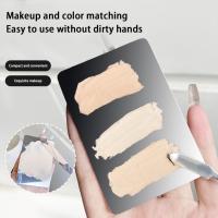 Stainless Steel Plate Make Up Cream Foundation Palette H5I8