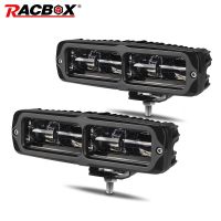 Led Work Light Bar 6 Inch 6D Lens Fog Light Offroad Running Lights 12V 24V Car Truck Boat A U UAZ 4x4 Driving Fog Lights