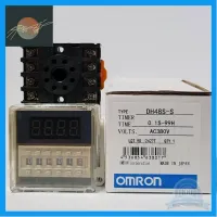 ⭐4.9 88+ขายแล้ว คุ้มค่า Timer DH48S-S Omron 0.1S-99H Coil  380 V + Socket คุ้มค่าสำหรัเงิน  แผงวงจรหรือชิ้นส่วนแผงวงจร