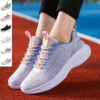 NianMiao Women Lightweight Breathable Flying Weave Running Shoes