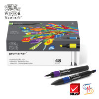 Winsor &amp; Newton ปากกา ปากกามาร์คเกอร์ ชุดโปรมาร์คเกอร์ 48 สี (Essential Collection)