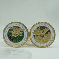 หนึ่งตัวอย่าง Navy Seal Challenge Coin Us Navy Seals, Naval Special Warfare Challenge เหรียญทอง