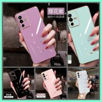 ♧❆ Case VIVO Y72 5G Y52 5G Y20 Y21 Y33S Y21S Y20SG Y50 Y30 Y30i Y20S Y12S Y17 Y15 Y85 Y91C Y1S V9 Y12 V15 Y19 Y66 Y67 ขอบตรง 90° เคสโทรศัพท์เคลือบไฟฟ้า