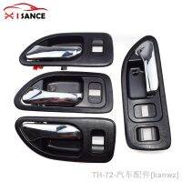 ❄▩卍 Car Black Chrome Interior Door Handle For Honda Accord 2.2L 1994-1997 72165SV4003ZA 72165SV4003 72126SV2003ZB 72625SV4013ZC