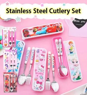 Hello Kitty Stainless Steel Cutlery Set (Camping Series)