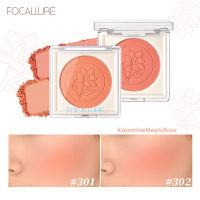 FOCALLURE Natural #JasmineMeetsRose Blush---High Pigment Soft And Smooth Texture Durable Long-Lasting Easy To Apply Non-Cakey Not Easy To Break Easy To Blend