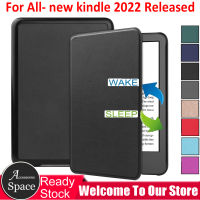 C2V2L3 ปลอกสีทึบสำหรับ All-New Kindle 2022 Case,สำหรับ6 "Kindle 11th Generation Case PU หนังกรณีพลิกพร้อม Auto Sleep/wake