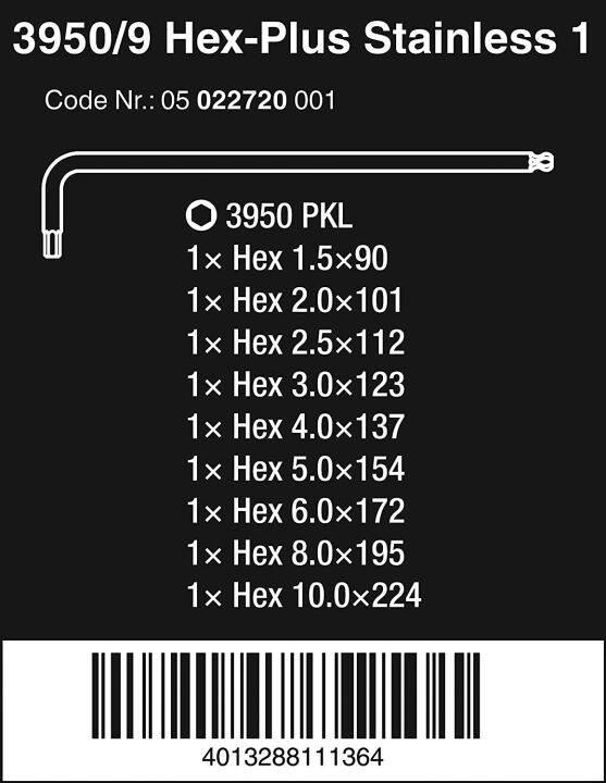 wera-5022720001-stainless-3950-pkl-9-ball-point-metric-hex-plus-ergonomic-l-key-set-with-two-component-storage-clip-9-piece-1-multi