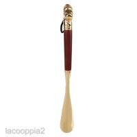 ☃♈ [LACOOPPIA2] Metal Shoe Horn Handle Long Remover Shoehorn Handheld Durable Shoeshorn 32cm