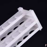 Plastic 20 Holes White Test Tube Rack For Centrifuge Tubes Laboratory Supplies Stand Shelf For School Lab Equipment