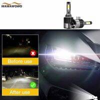 2 Pcs H15 High Low Beam LED All-in-one Plug Headlight Bulb DRL High Beam 55W 9600LM/Pair Error Free Replacement Conversion Kit