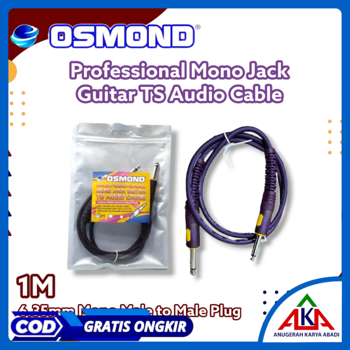 Osmond Kabel Jack Jek Gitar Akustik Elektrik Berkualitas Original M Lazada Indonesia