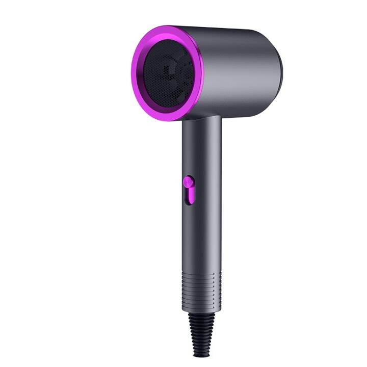 Dyson Style Hair Dryer Portable Anion Hair Dryer Purple | Lazada PH