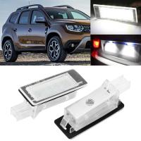 2pcs Error Free Car Number License Plate LED Light Lamp Fits for Renault Dacia Duster 2010-2015