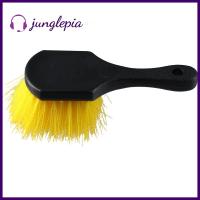 JUNGLEPIA 8 "สครับอเนกประสงค์แปรงจับพลาสติกแปรงขนแปรงไนล่อนสีเหลืองทนทานล้อและยาง