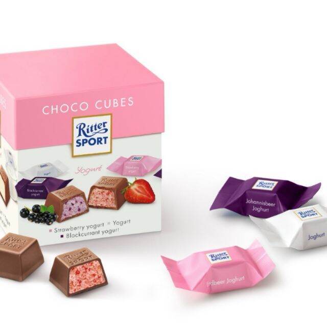 Ritter Sport Choco Cubes Yogert Cubes 176g (Made in Germany) Lazada