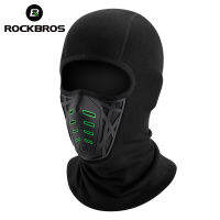 ROCKBROS ขี่จักรยานหน้ากากฤดูหนาว Warm Elastic Fleece คอ Balaclava กีฬากลางแจ้งน้ำหนักเบา Breathable Windproof แฟชั่นรถจักรยานยนต์ขี่ Headloop Mask