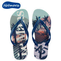 Hotmarzz Soft Soled Men S Soft Flip-Flops สบายๆในร่มรองเท้าแตะชายหาดกลางแจ้งรองเท้าแตะกันน้ำ HM0861