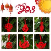 【cw】 8PCS/Pack 2023 Potted Tassel Pendant Chinese Hanging Ornament New Year Lantern Decoration 【hot】