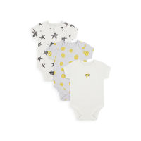 ชุดบอดี้สูทเด็กทารก Mothercare shine bright star and spot bodysuits - 3 pack YC180
